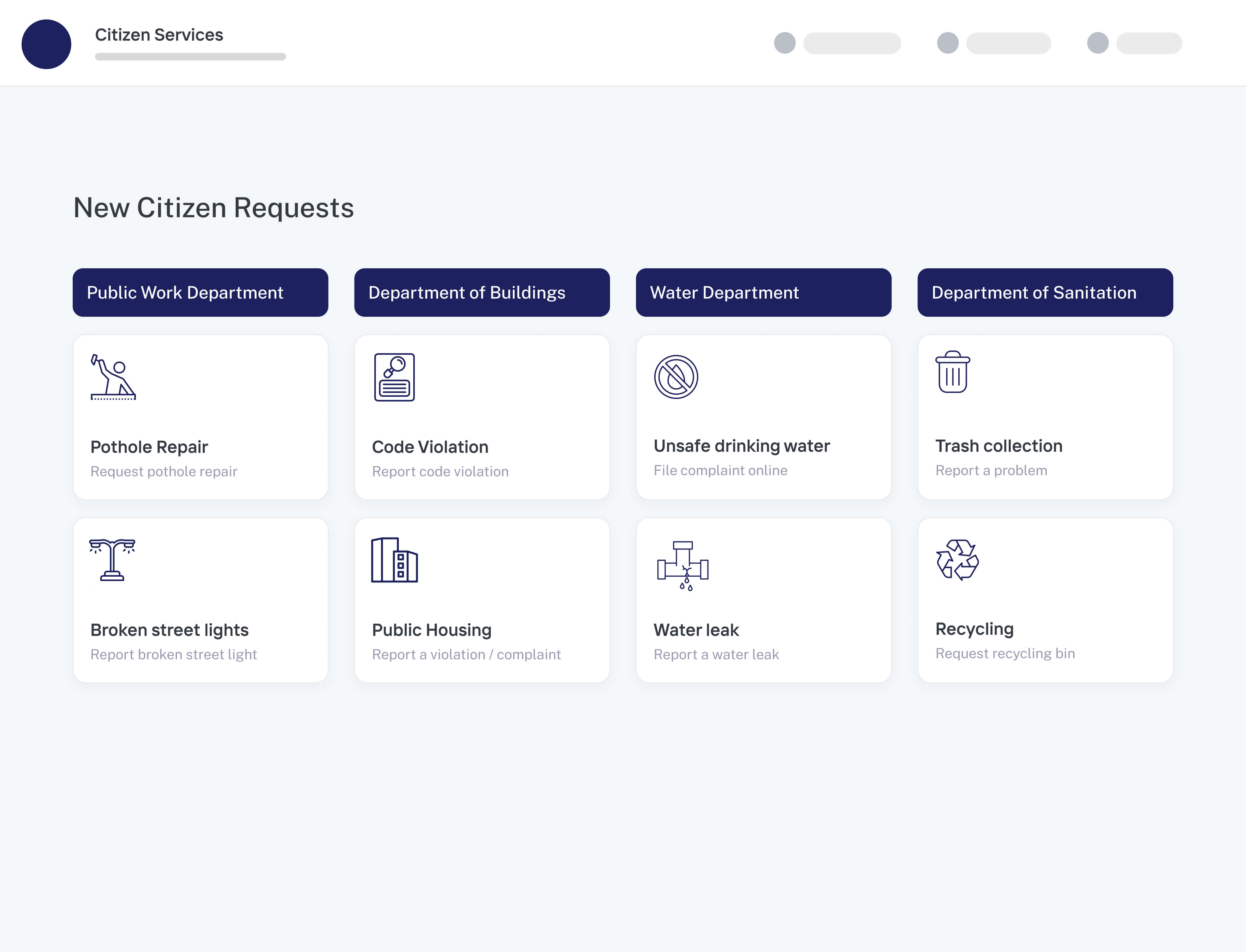 Citizen Service Requests